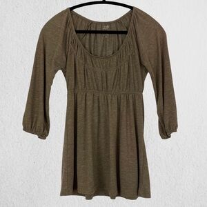 Joe Fresh Baby Doll Long Top Sz XS